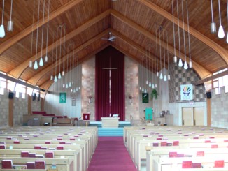 The sanctuary at the Olds United Church is a beautiful and peaceful place to come and connect with your God and yourself.